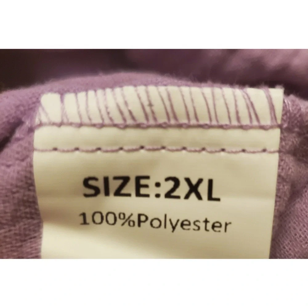 NWT Dokotoo Button Up Shirtdress Womens Size 2XL Lilac - Picture 8 of 9